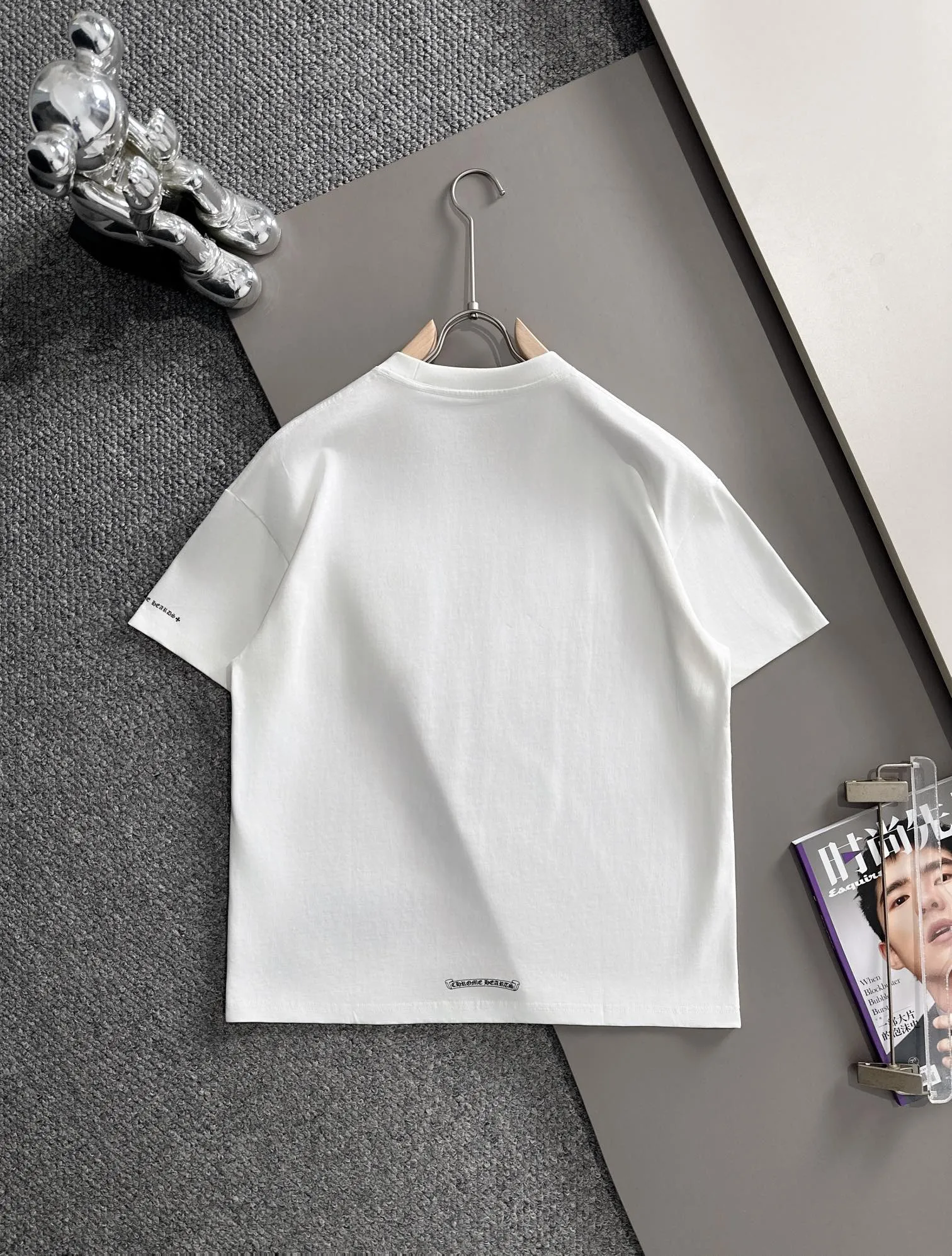 Chrome Hearts 2026New Arrival logo Same Style t 100％ 32 ：White Size：XS S M L